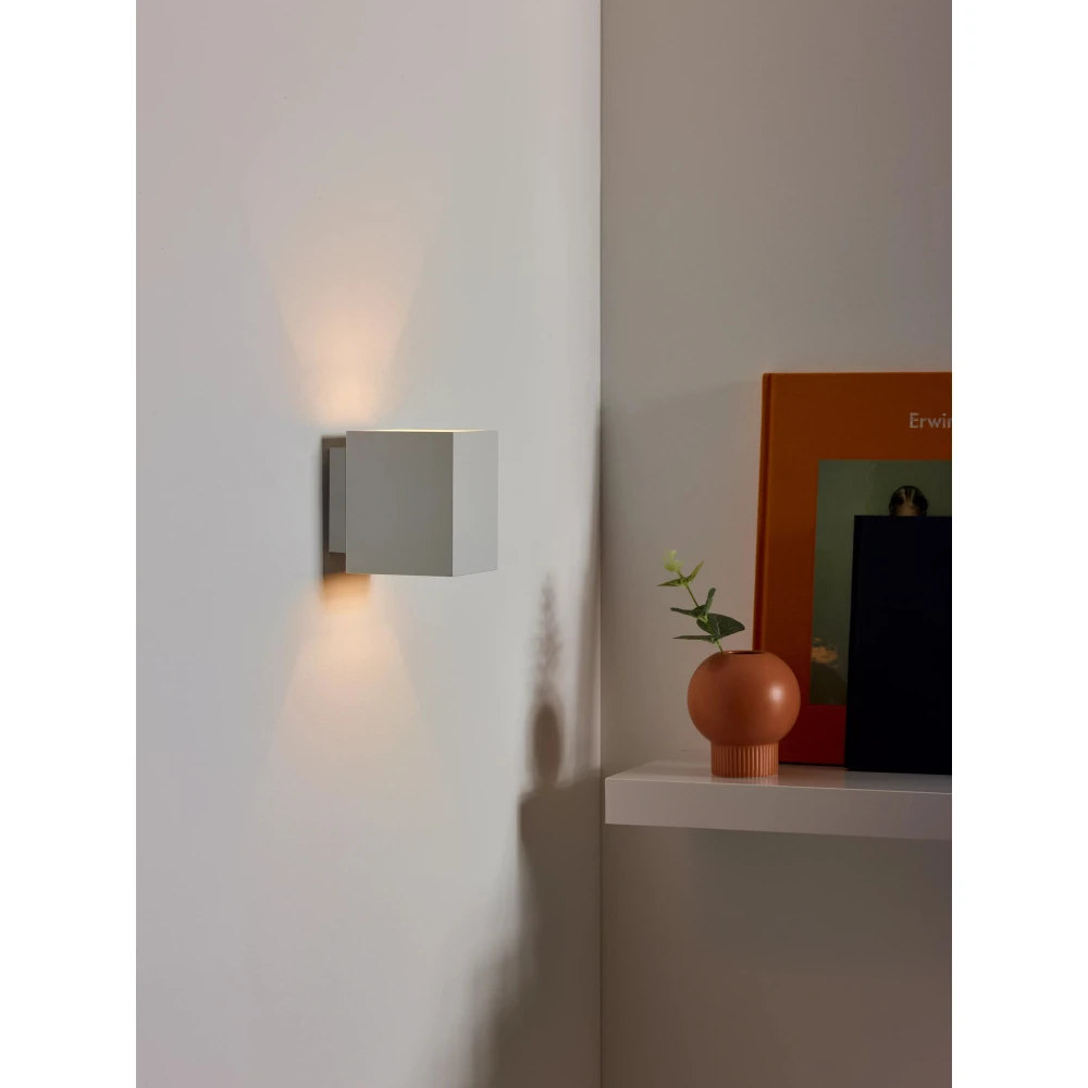 Επιτοίχιο Λευκό Φωτιστικό Μεταλλικό 1xG9 XERA Lucide