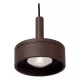 Κρεμαστό Φωτιστικό Μεταλλικό Ø11 cm LED 1x8W 2700K IP54 Rust Brown Essential LENZ LUCIDE