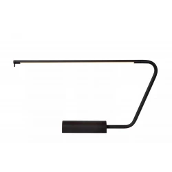 Πορτατίφ Μαύρο Μεταλλικό 1x9W 2700K Black MADISON Lucide