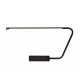 Πορτατίφ Μαύρο Μεταλλικό 1x9W 2700K Black MADISON Lucide