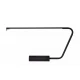 Πορτατίφ Μαύρο Μεταλλικό 1x9W 2700K Black MADISON Lucide