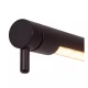 Πορτατίφ Μαύρο Μεταλλικό 1x9W 2700K Black MADISON Lucide