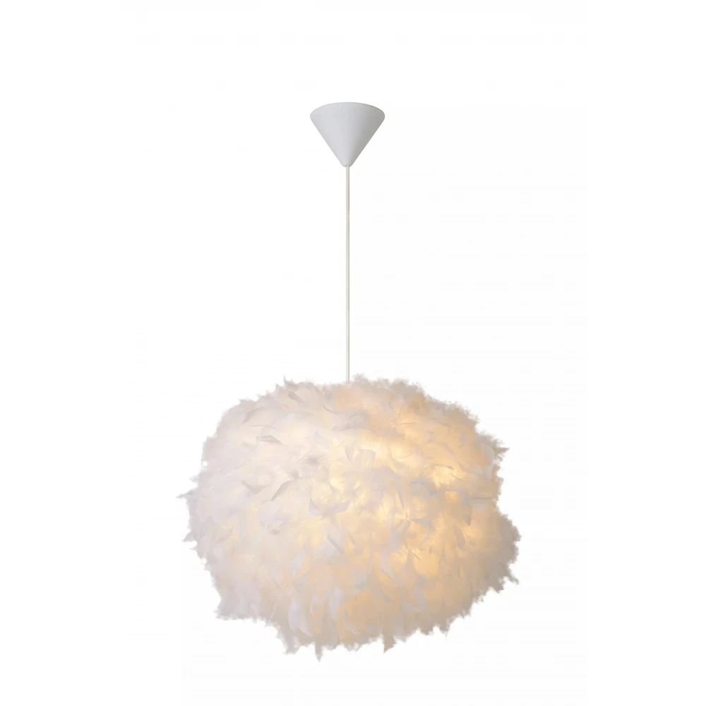 Φωτιστικό Με Λευκό Πούπουλο Ø50cm 1xE27 GOOSY SOFT Lucide