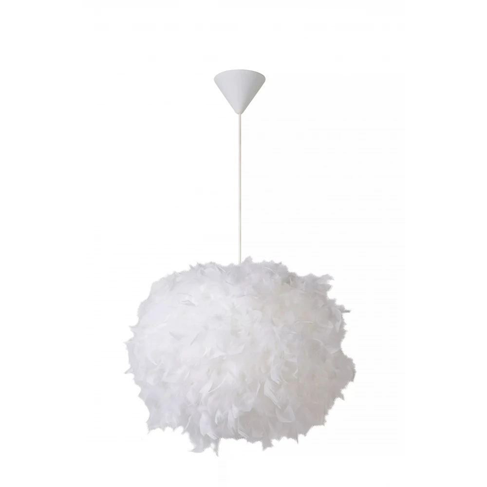 Φωτιστικό Με Λευκό Πούπουλο Ø50cm 1xE27 GOOSY SOFT Lucide
