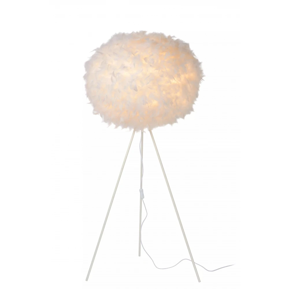Φωτιστικό Δαπέδου Λευκό Ø50cm 1xE27 GOOSY SOFT Lucide