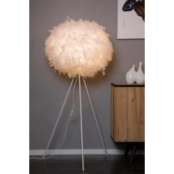 Φωτιστικό Δαπέδου Λευκό Ø50cm 1xE27 GOOSY SOFT Lucide