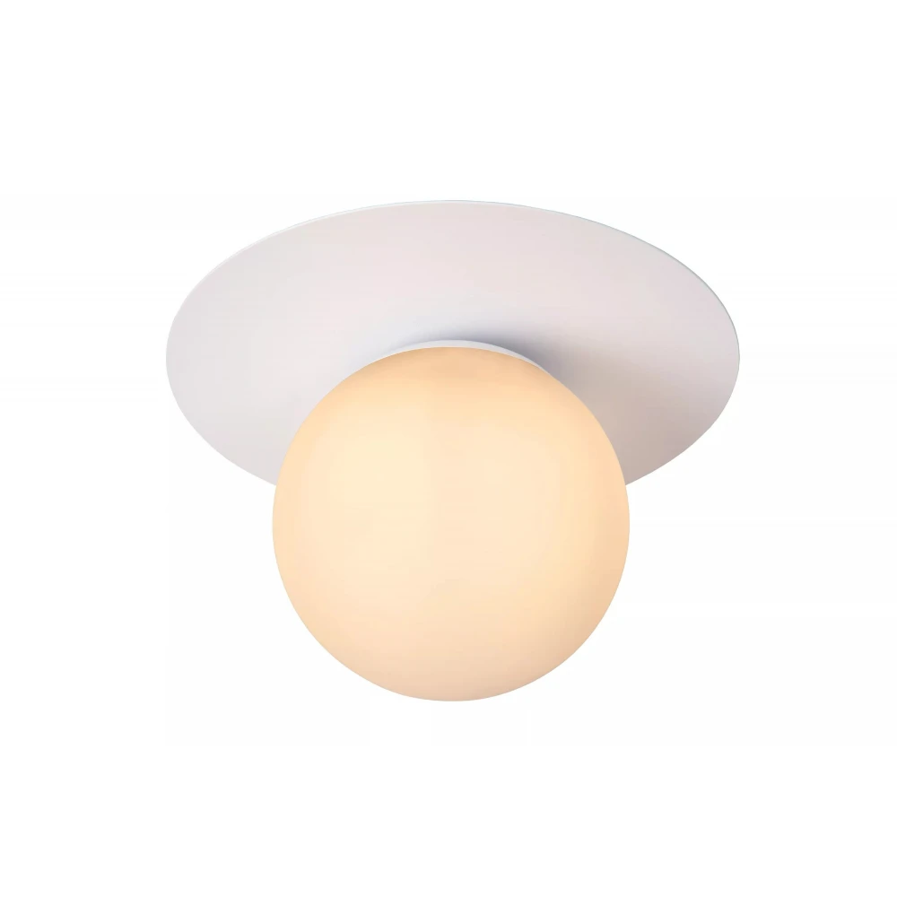 Επιτοίχιο Φωτιστικό Λευκό Ø25cm 1xE27 TRICIA Lucide
