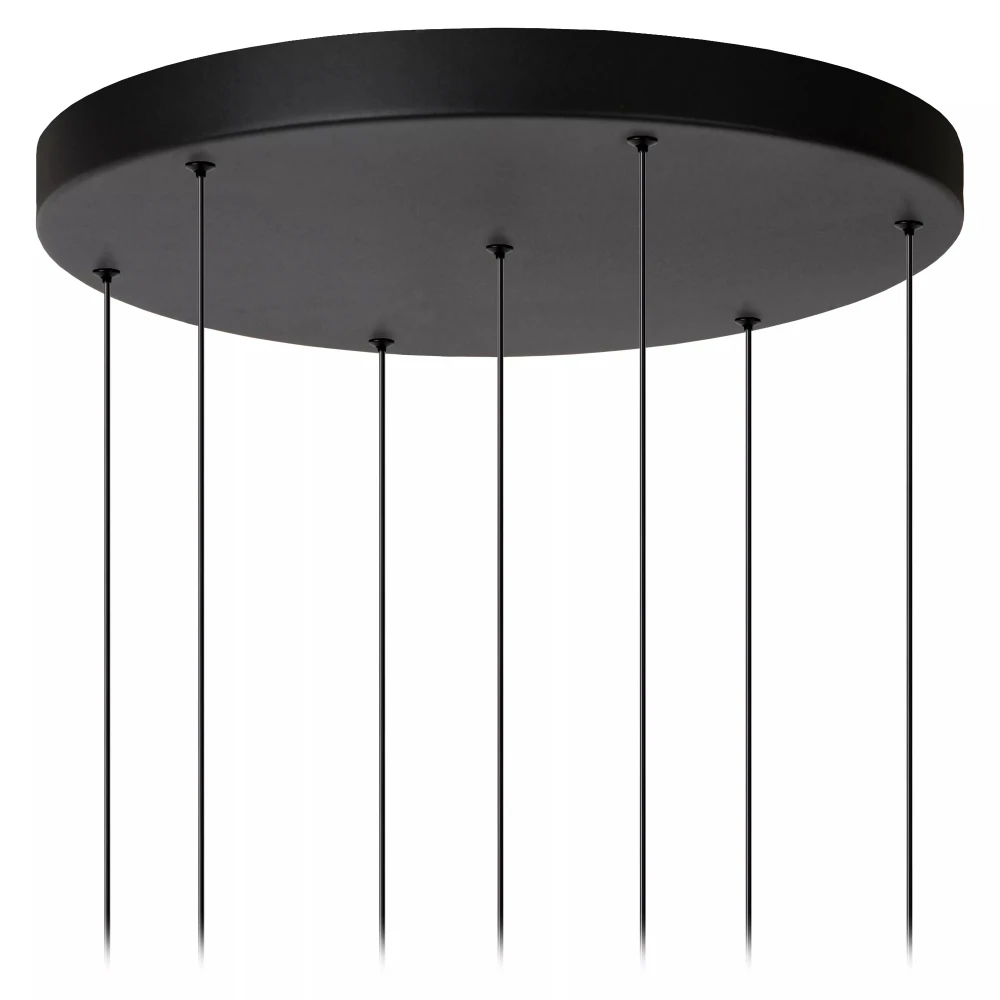 Κρεμαστό φωτιστικό 7x5,3W 3000K Ø52cm Μαύρο TAMINO Lucide