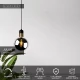 LED Κρεμαστό Φωτιστικό Μονόφωτο Φυμέ Γκρι Ø20cm 1xE27 JULIUS Lucide