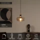 LED Κρεμαστό Φωτιστικό Μονόφωτο Μελί 1xE27 Ø30 - Lucide