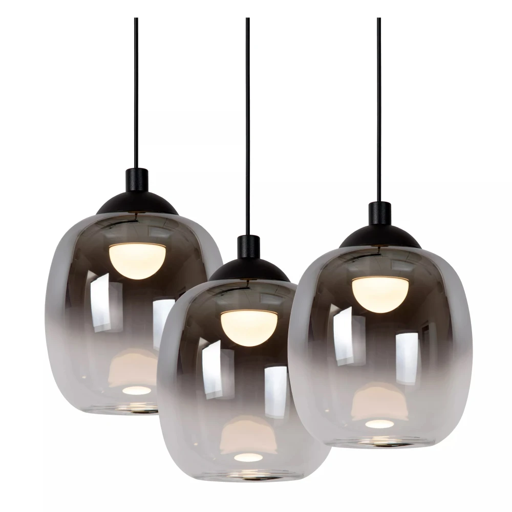 Κρεμαστό φωτιστικό Ø36cm LED Dim. 4x5,2W 3000K Μαύρο TAMINO Lucide