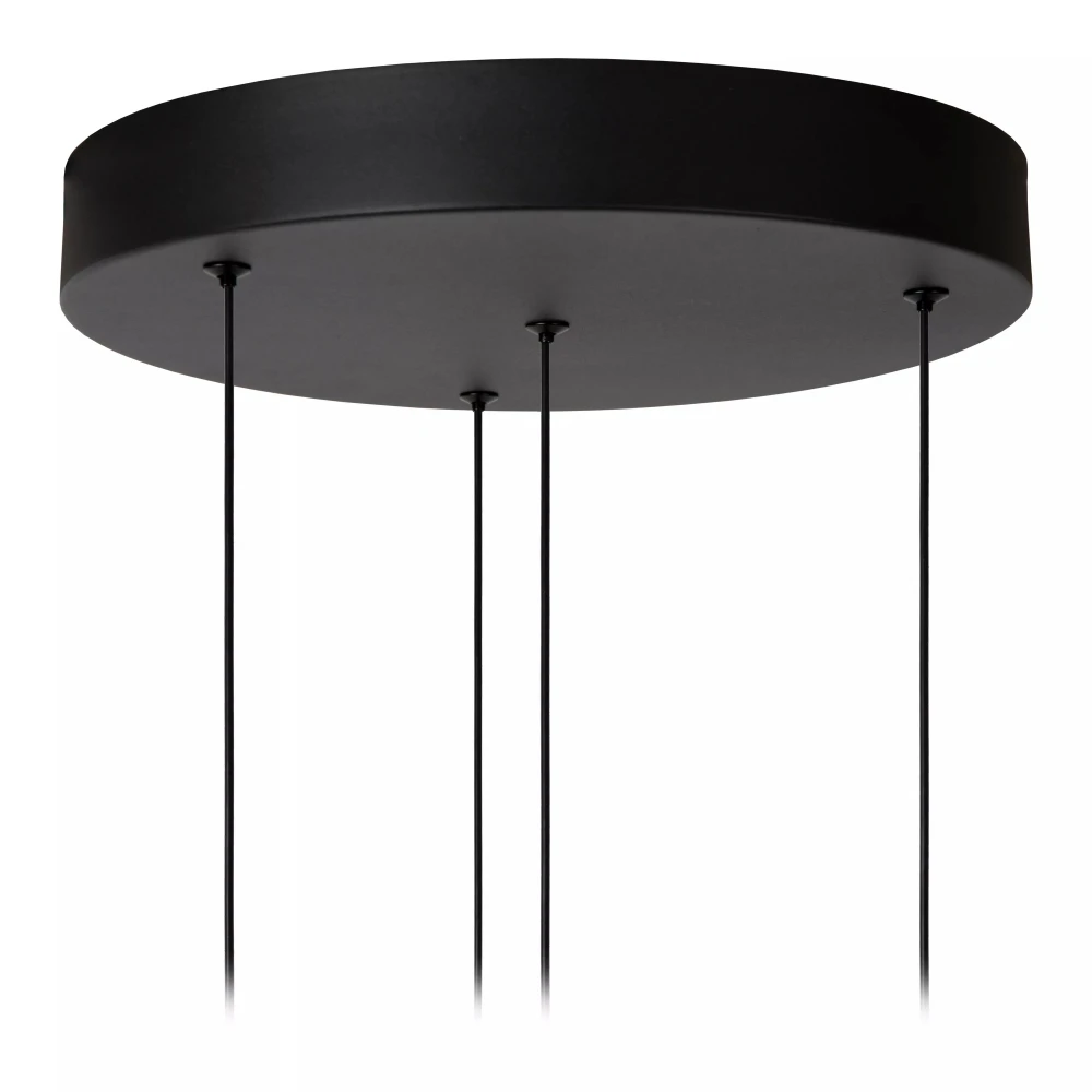 Κρεμαστό φωτιστικό Ø36cm LED Dim. 4x5,2W 3000K Μαύρο TAMINO Lucide
