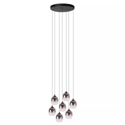 Κρεμαστό φωτιστικό 7x5,3W 3000K Ø52cm Μαύρο TAMINO Lucide
