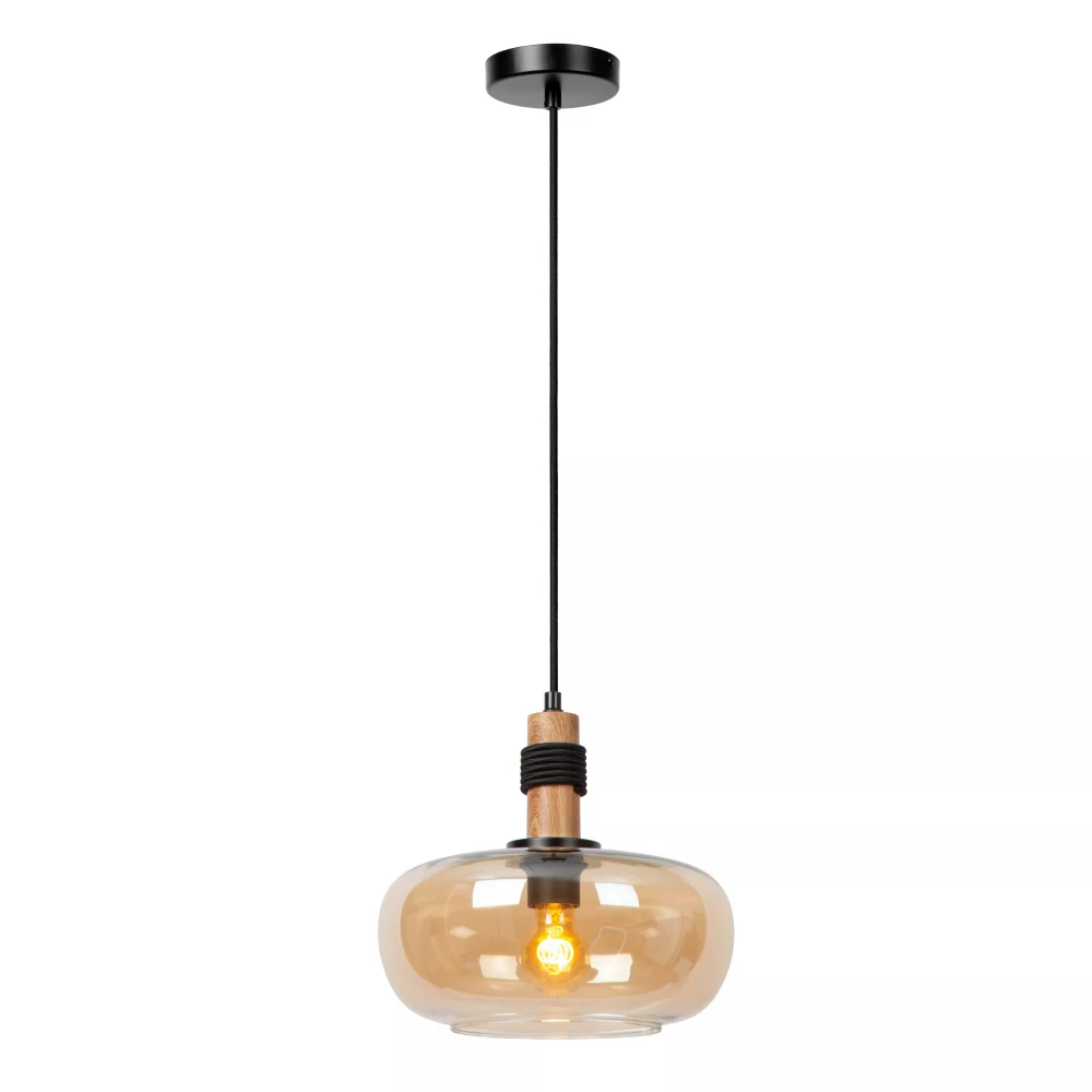 LED Κρεμαστό Φωτιστικό Μονόφωτο Μελί 1xE27 Ø30 - Lucide