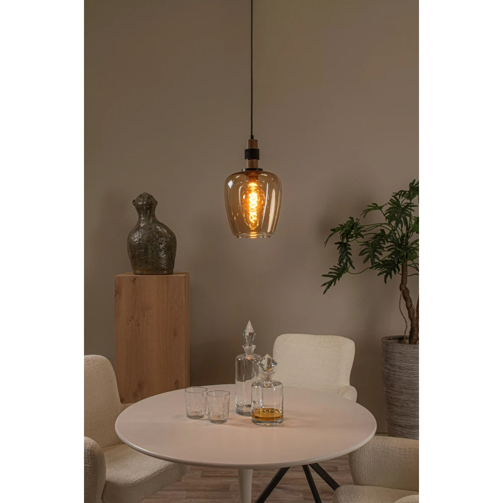 LED Κρεμαστό Φωτιστικό Μονόφωτο Μελί 1xE27 Ø22 - Lucide