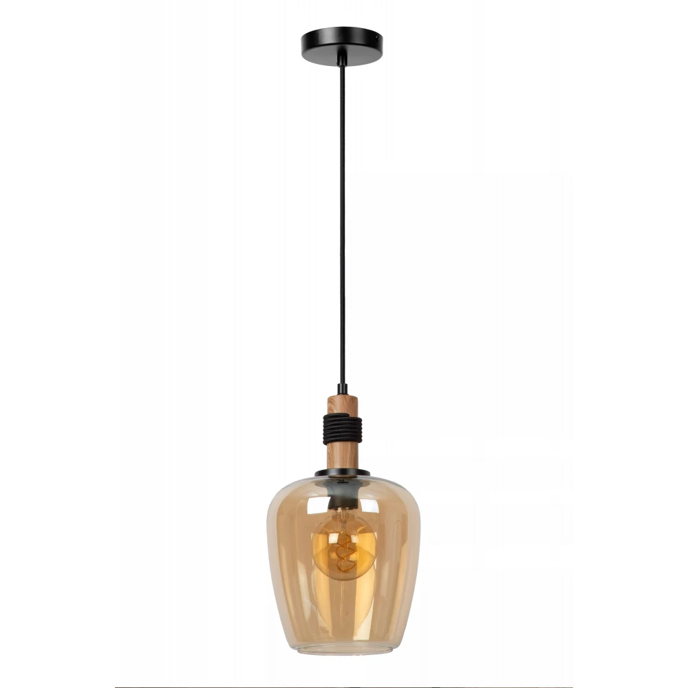 LED Κρεμαστό Φωτιστικό Μονόφωτο Μελί 1xE27 Ø22 - Lucide