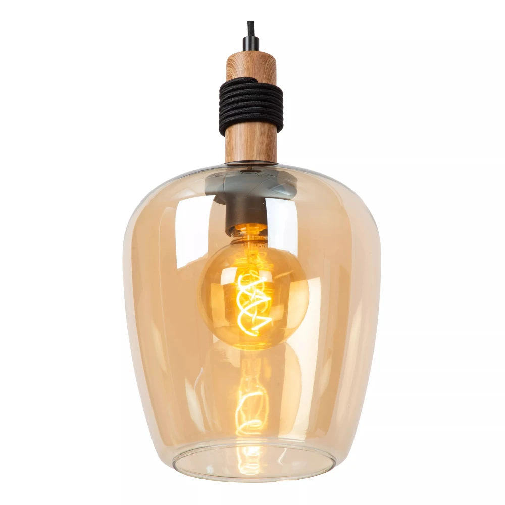 LED Κρεμαστό Φωτιστικό Μονόφωτο Μελί 1xE27 Ø22 - Lucide