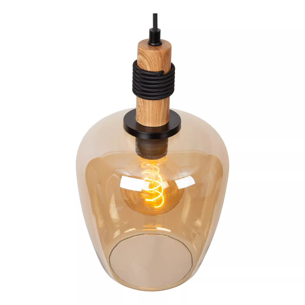LED Κρεμαστό Φωτιστικό Μονόφωτο Μελί 1xE27 Ø22 - Lucide