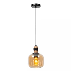 LED Κρεμαστό Φωτιστικό Μονόφωτο Μελί 1xE27 Ø18 - Lucide