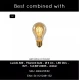 Φωτιστικό Οροφής Με Υφασμάτινο Καπέλο Μαύρο Ø30cm 1xE27 JESSICA Lucide