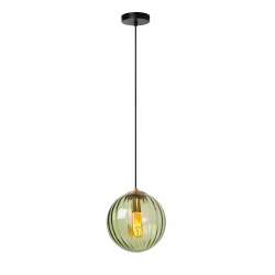 LED Κρεμαστό Φωτιστικό Μονόφωτο Ø25cm 1xE27 Πράσινο MONSARAZ Lucide