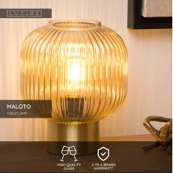 Φωτιστικό Επιτραπέζιο Ø20cm 1xE27 Μελί MALOTO Lucide