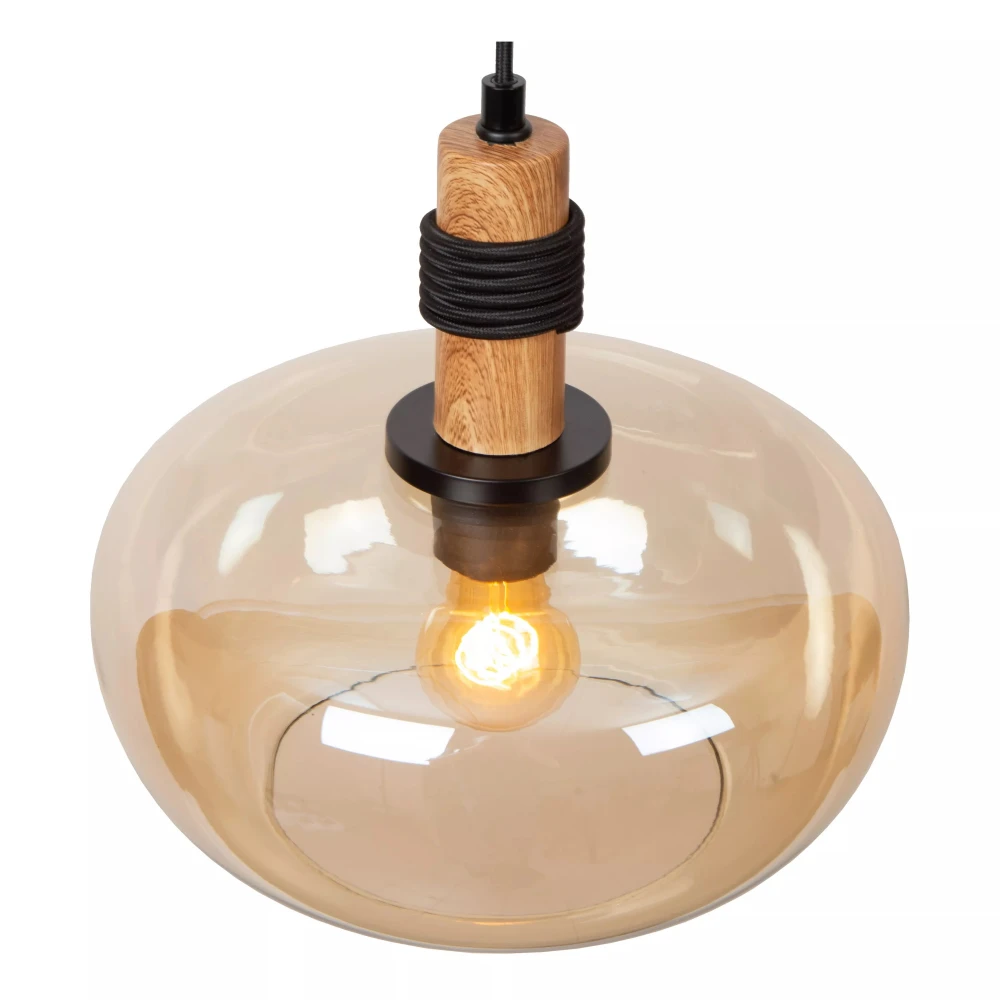 LED Κρεμαστό Φωτιστικό Μονόφωτο Μελί 1xE27 Ø30 - Lucide