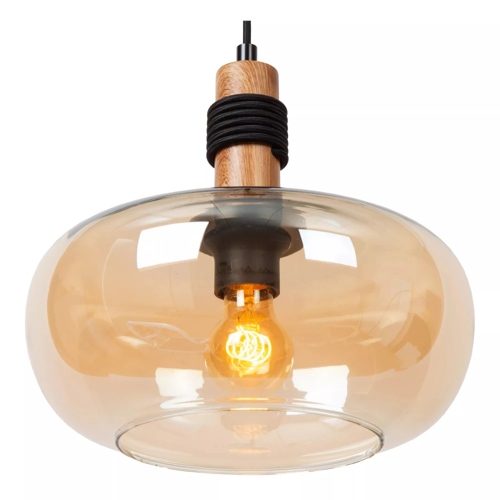 LED Κρεμαστό Φωτιστικό Μονόφωτο Μελί 1xE27 Ø30 - Lucide