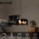Κρεμαστό Φωτιστικό Ø50cm 3xE27 Smoke Γκρι OLIVIA Lucide
