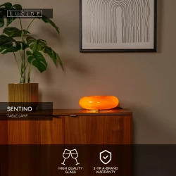 Φωτιστικό Επιτραπέζιο Ø29,5cm 3xG9 Πορτοκαλί SENTINO Lucide