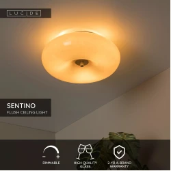 Πλαφονιέρα Ø30cm 3xG9 Ταμπά SENTINO Lucide