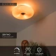 Πλαφονιέρα Ø30cm 3xG9 Πορτοκαλί SENTINO Lucide
