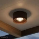Σποτ Οροφής Ø11cm LED 1x8W 2700K IP54 Rust Brown Lucide LENZ
