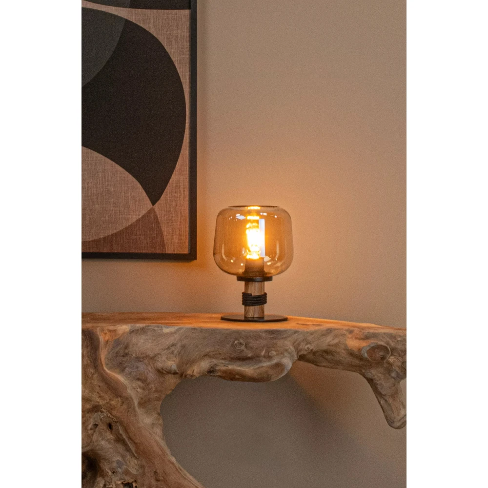 Φωτιστικό Επιτραπέζιο Μελί Ø18cm 1xE27 Lucide