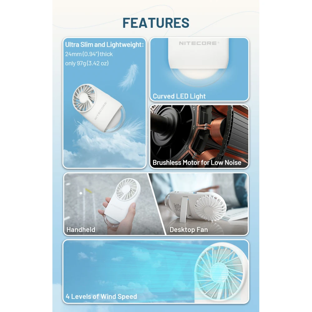 ΑΝΕΜΙΣΤΗΡΑΣ ΑΤΟΜΙΚΟΣ NITECORE NEF02