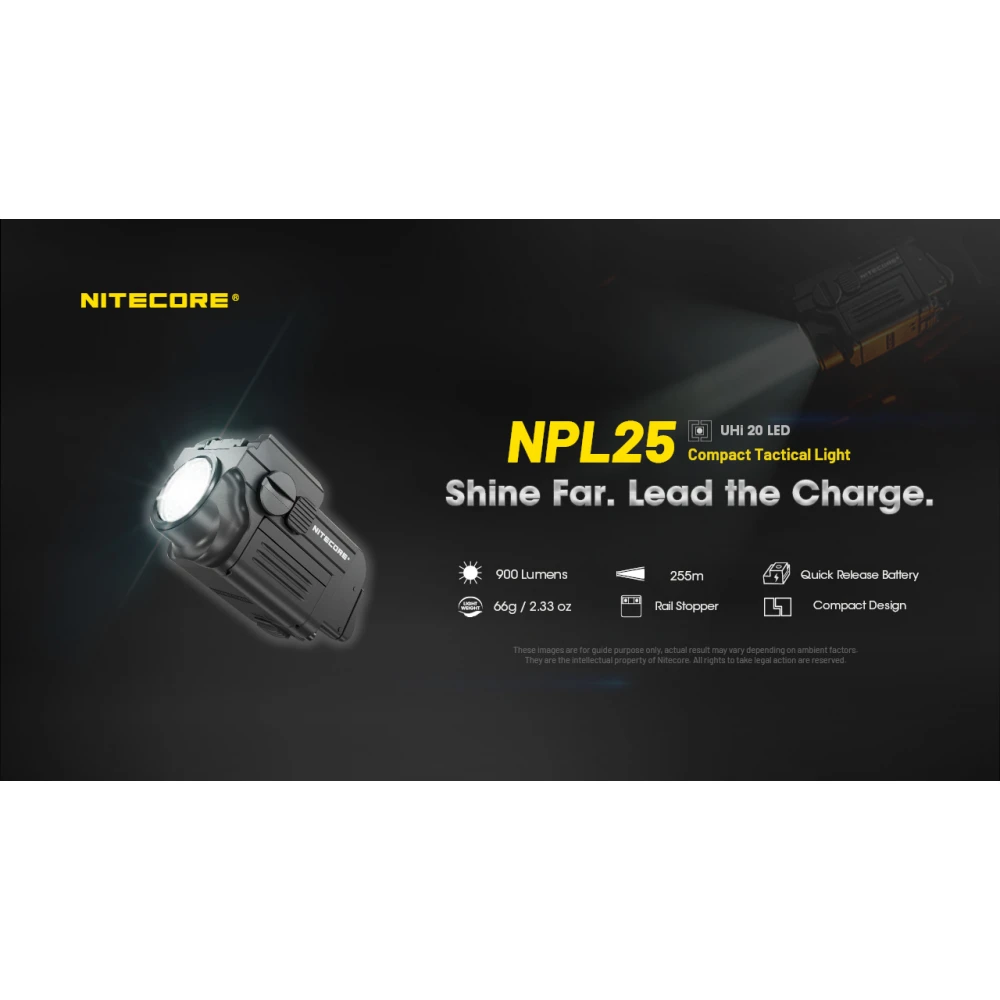 ΦΑΚΟΣ LED NITECORE NPL25, 900lumens