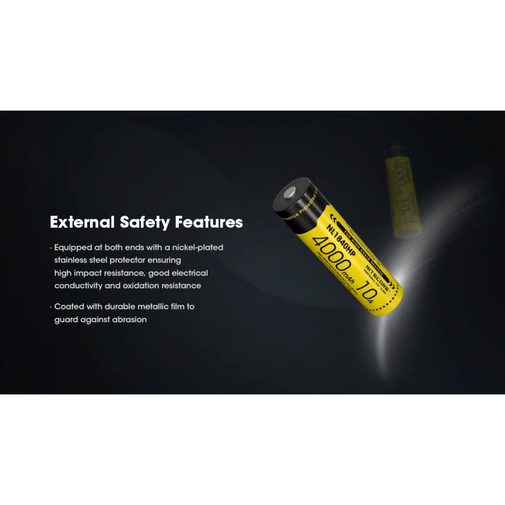 ΜΠΑΤΑΡΙΑ NITECORE 18650 / 4000mAh (τιμή τεμαχίου), NL1840HP