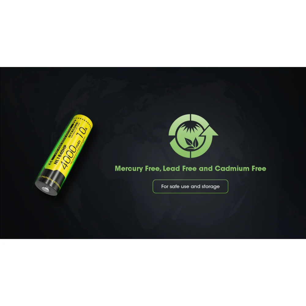 ΜΠΑΤΑΡΙΑ NITECORE 18650 / 4000mAh (τιμή τεμαχίου), NL1840HP