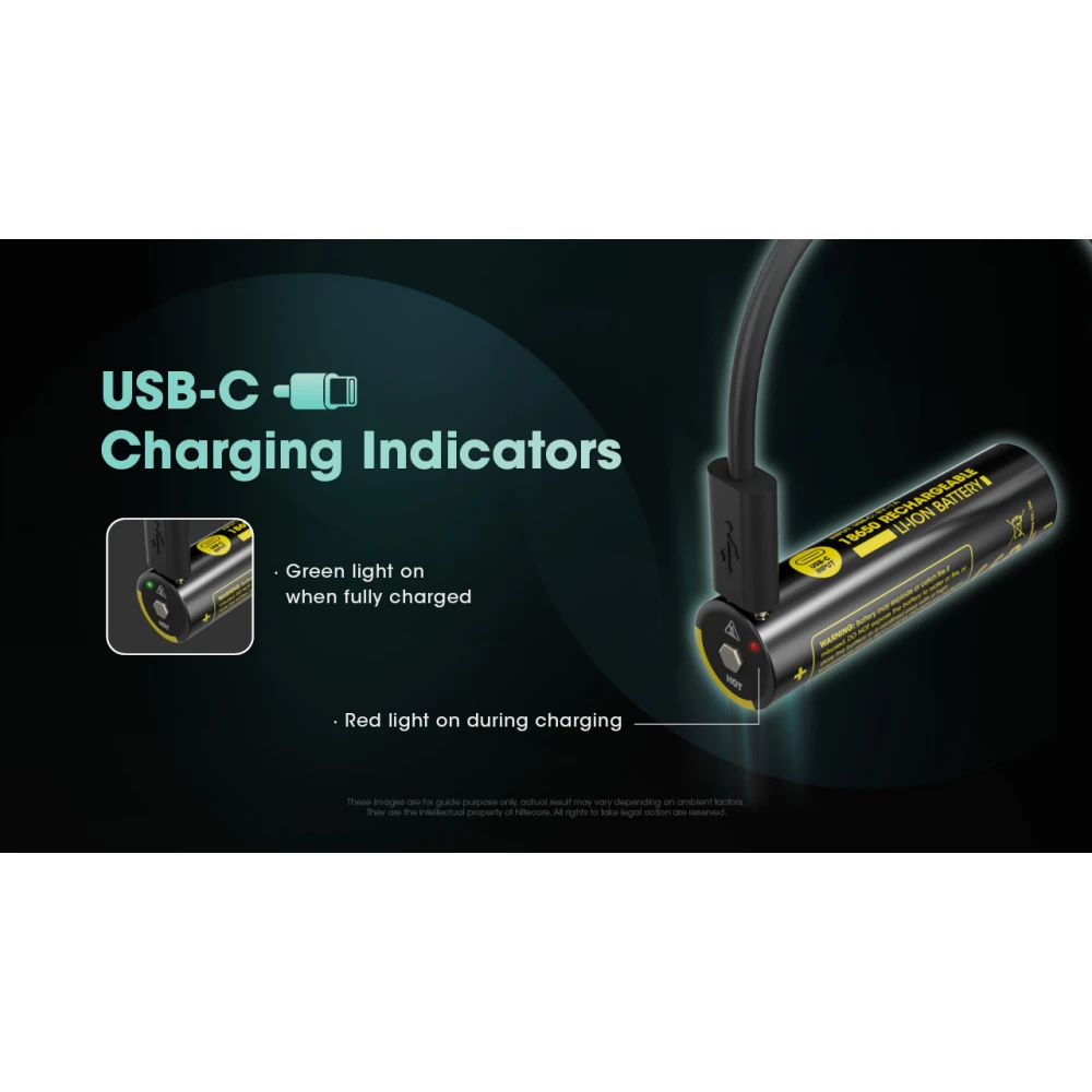 ΜΠΑΤΑΡΙΑ NITECORE 18650 / 3600mAh (τιμή τεμαχίου), NL1836R