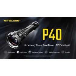 ΦΑΚΟΣ LED NITECORE PRECISE P40, Ultra long throw , 2900m