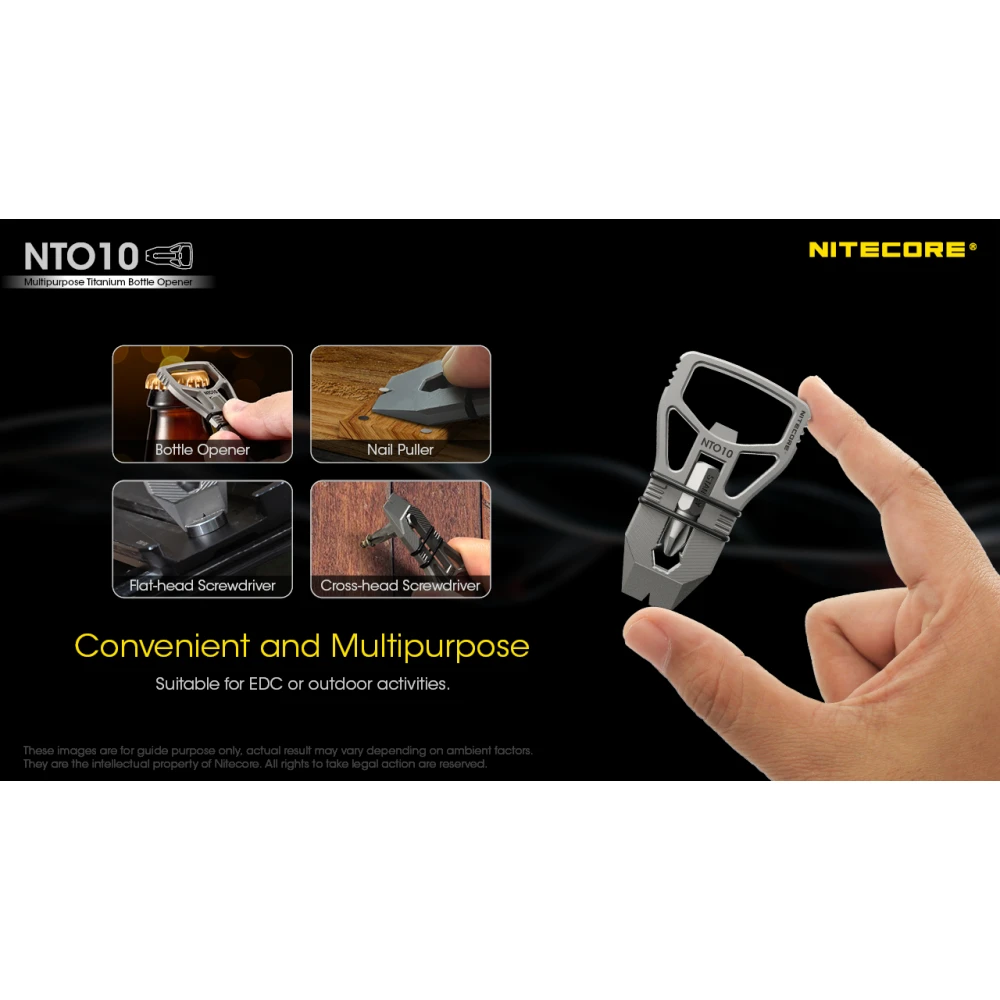ΑΝΟΙΧΤΗΡΙ TITANIOY NITECORE NTO10, Πολυχρηστικό εργαλείο