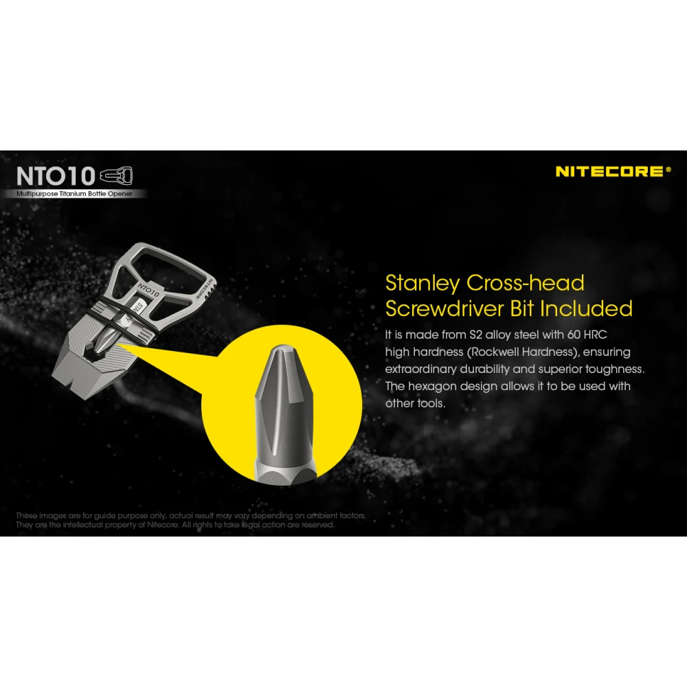 ΑΝΟΙΧΤΗΡΙ TITANIOY NITECORE NTO10, Πολυχρηστικό εργαλείο