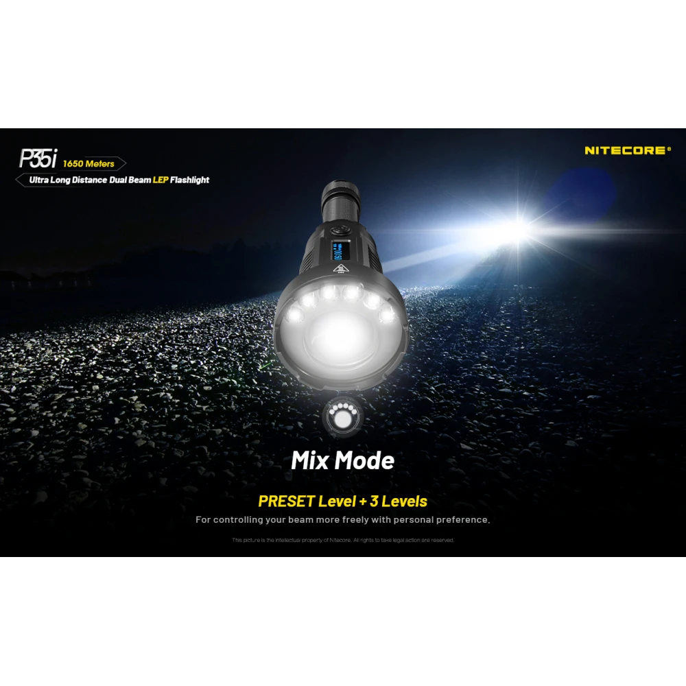 ΦΑΚΟΣ LED NITECORE PRECISE P35i