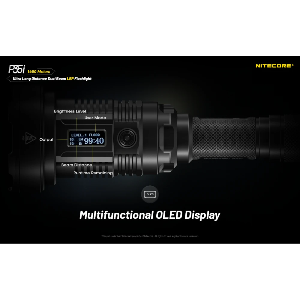 ΦΑΚΟΣ LED NITECORE PRECISE P35i