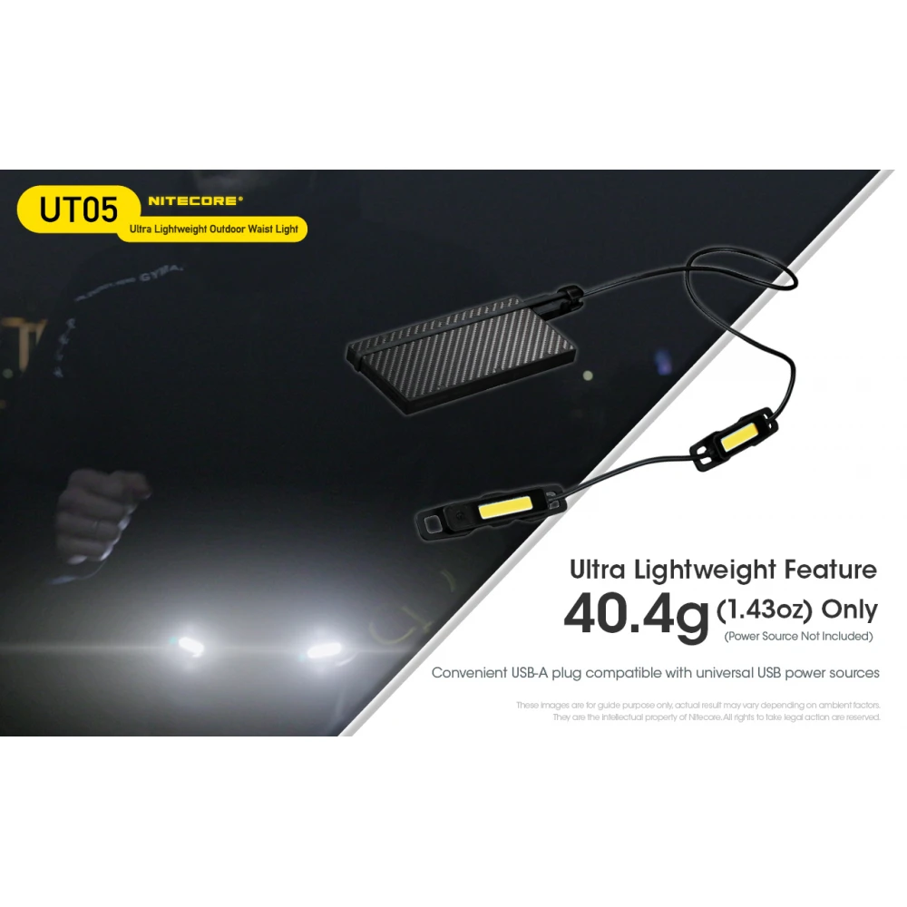 ΦΑΚΟΣ LED NITECORE HEADLAMP UT05, 400 Lumens