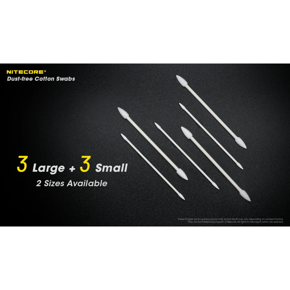 DUST-FREE COTTON SWABS