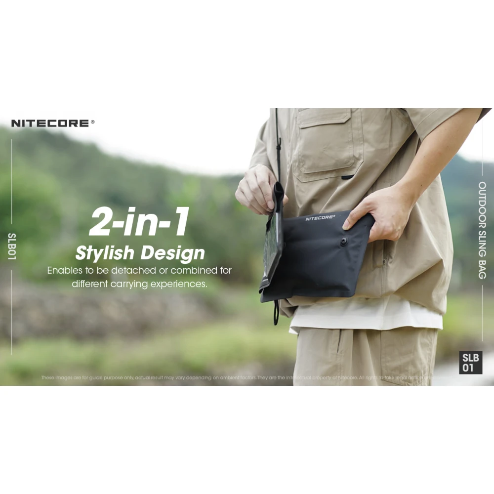ΤΣΑΝΤΑΚΙ  NITECORE EDC, SLB01, Waterproof 500D 500D PVC Fabric