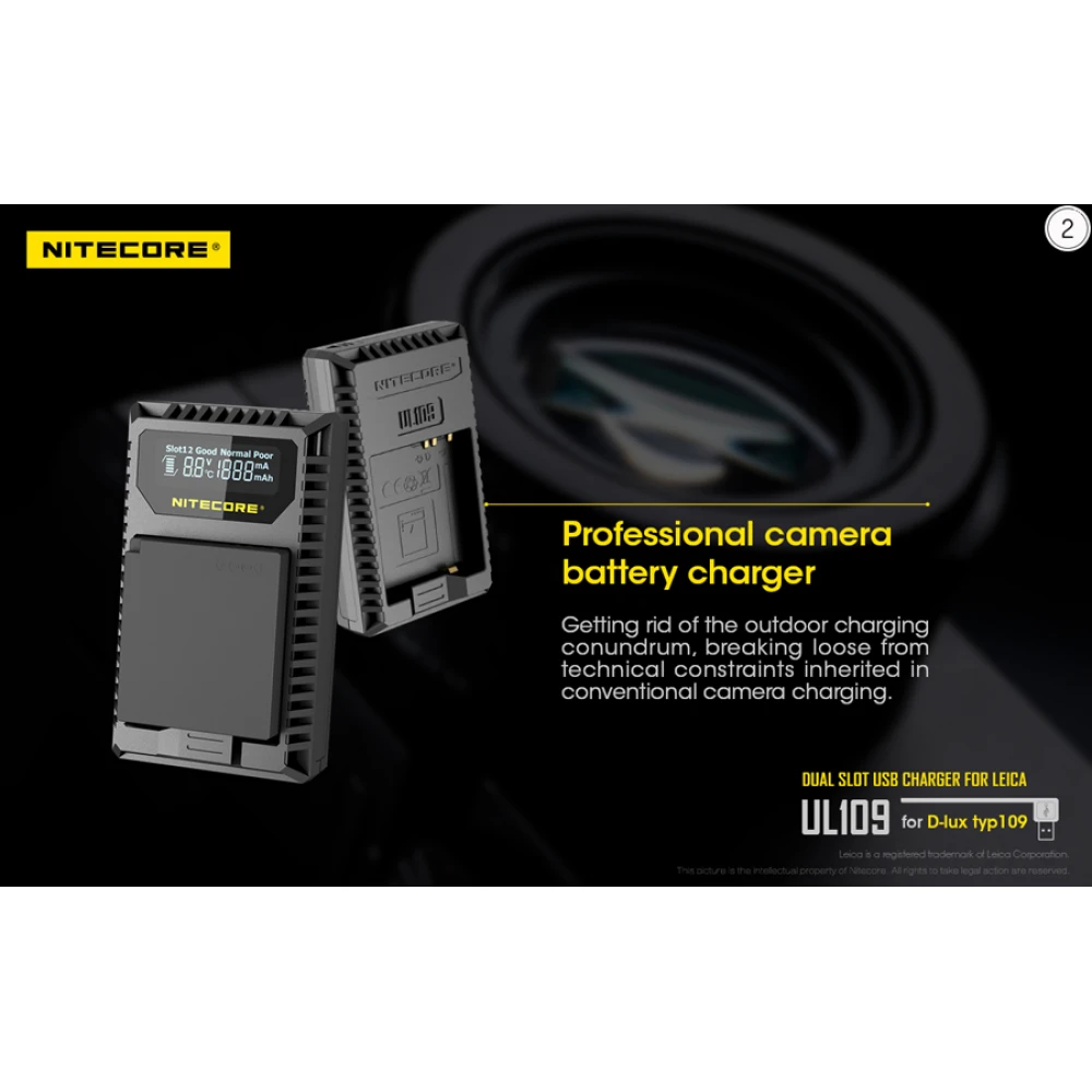 ΦΟΡΤΙΣΤΗΣ NITECORE UL109 για Leica
