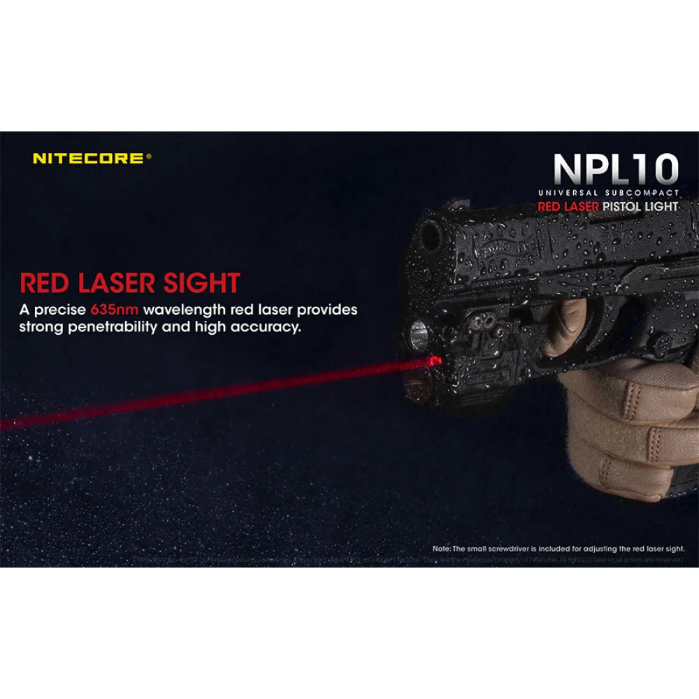 ΦΑΚΟΣ LED NITECORE NPL10, Set με μπαταρια CR2