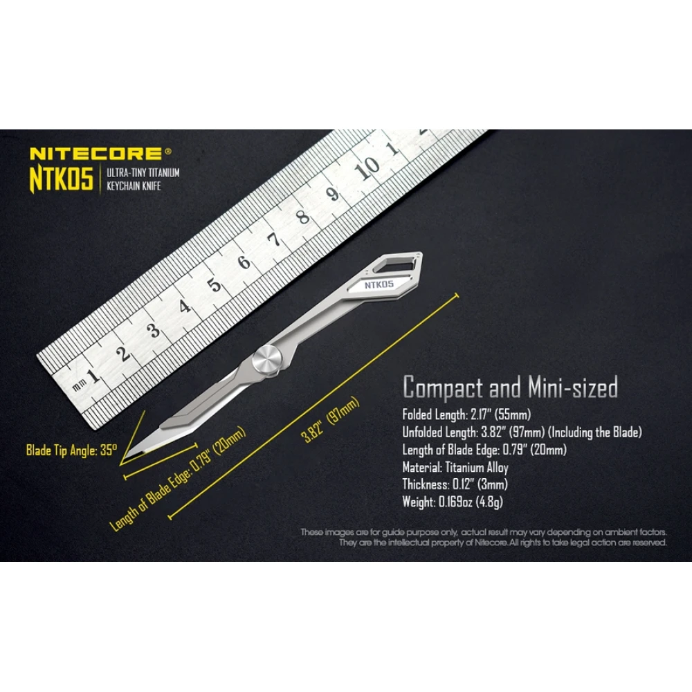 Titanium Utility Knife - NTK05
